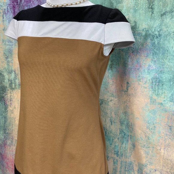 📌Nine West Bold Color Stripe Mini Dress - Picture 5 of 11